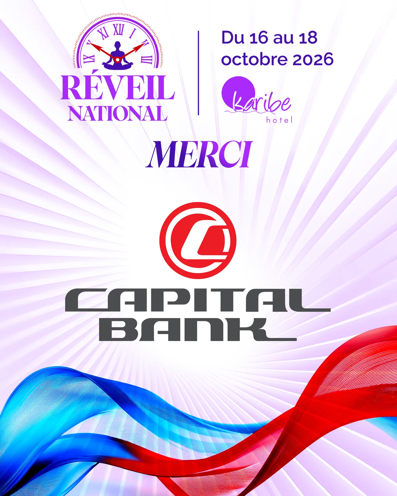 Logo Capital Bank, partenaire officiel